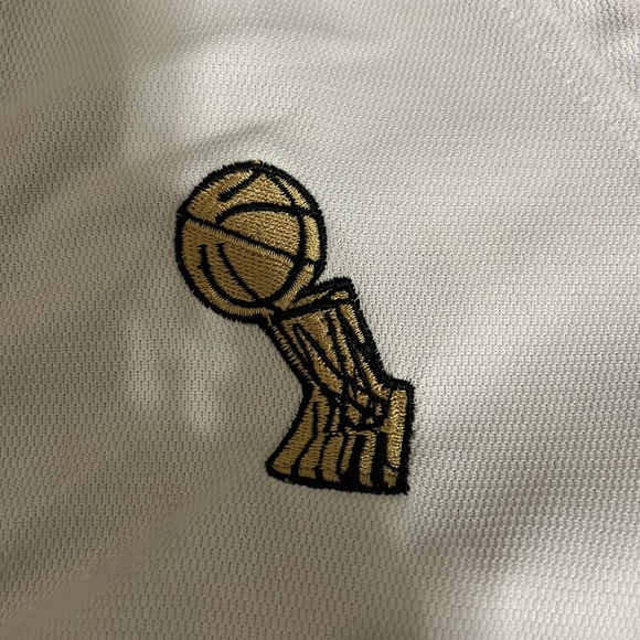 Kobe Bryant NBA Jersey | #24 Adidas Jersey with Champion Trophy | White & Gold - Picture 4 of 9